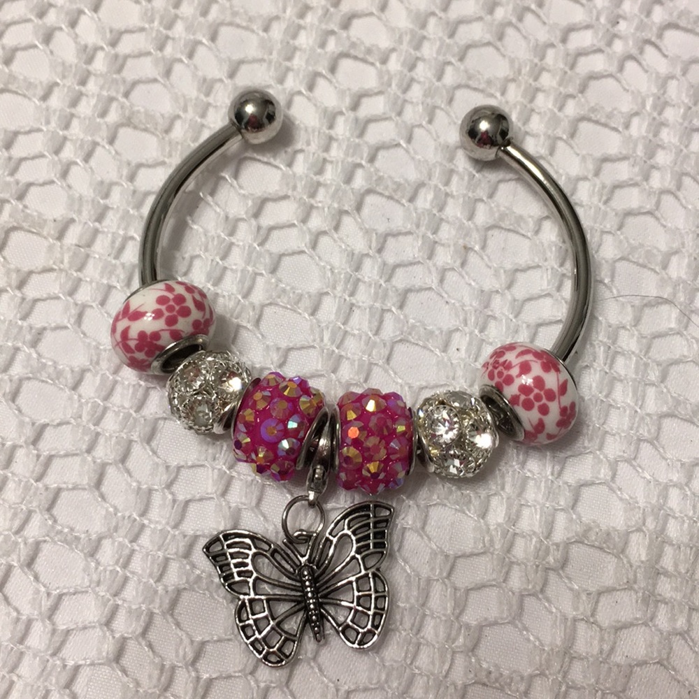 💙Custom Crafted Beaded Bracelet- Pink💙